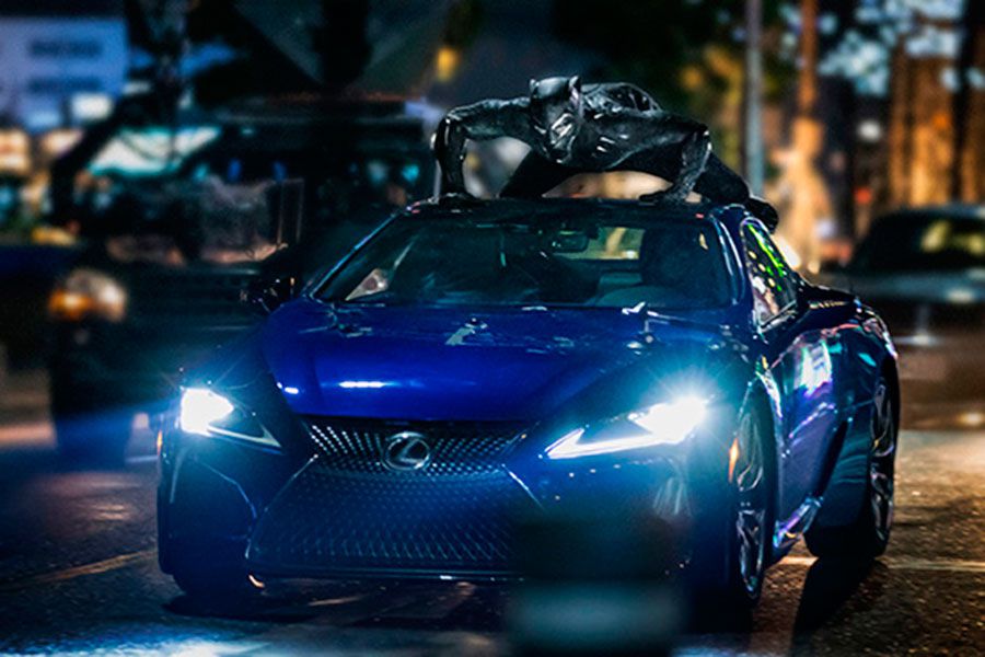 Lexus LC en la película Black Panther