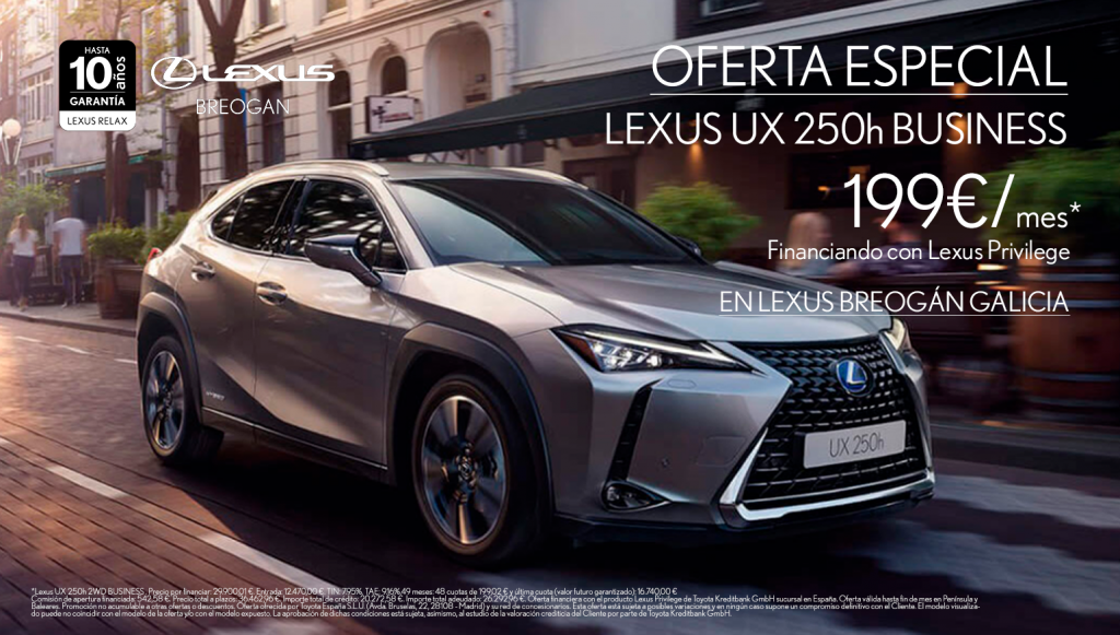 Lexus UX 250h de oferta en Lexus Breogán Galicia