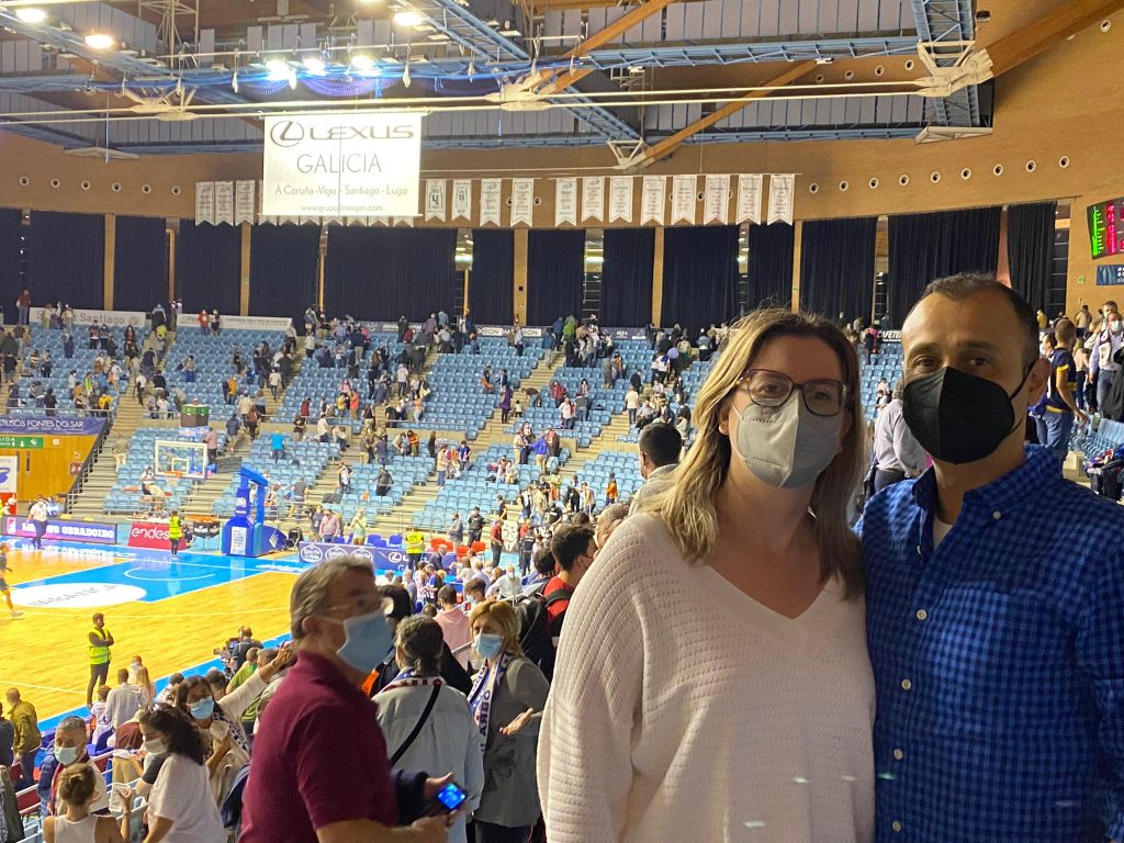 Ganadores del anterior sorteo para el partido del Monbús Obradoiro