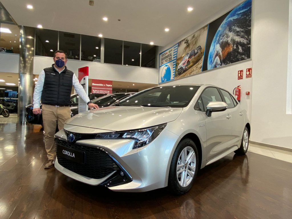 Toyota Corolla en nuestras instalaciones de Lugo