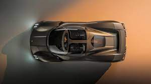 Nuevo Porsche Mission X visión desde arriba