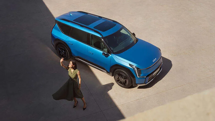 Kia EV9 en Santiago de Compostela, Lugo y San Cosme de Barreiros