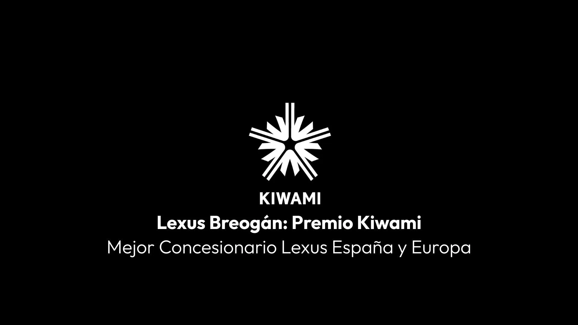 Premio Kiwami Concesionario Lexus Breogan, Lexus Galicia