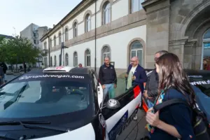 Ceremonia de presentación del Rally San Froilán delante de la Deputación de Lugo