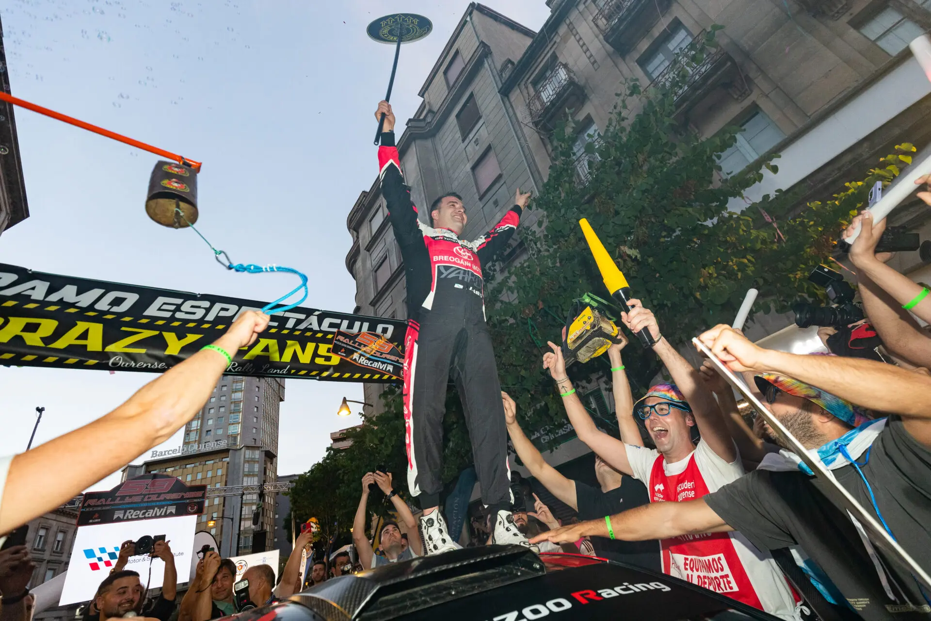 ivan ares en el rally ourense